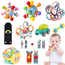 Montessori Baby Toys 0 12 Months Baby Development Toys Game Rattles Teethers Grasping Activity Ball Baby Sensory Toys For Babies